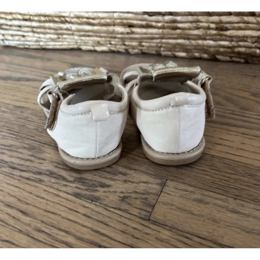 H & M Girls Kids Sandals Gold Size‎ 6
